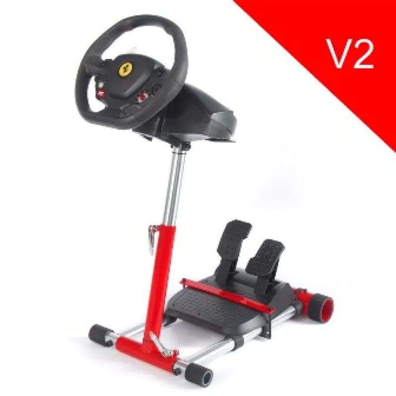 NONAME Wheel Stand Pro, stojan na volant a pedály pro Thrustmaster SPIDER, T80/T100,T150,F458/F430, červený F458 RED