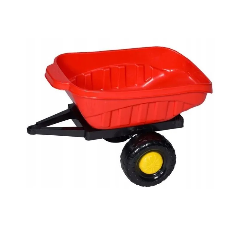 BJ Sklápací príves pre šliapací traktor, štvorkolku, džíp traktor Barva: Červená