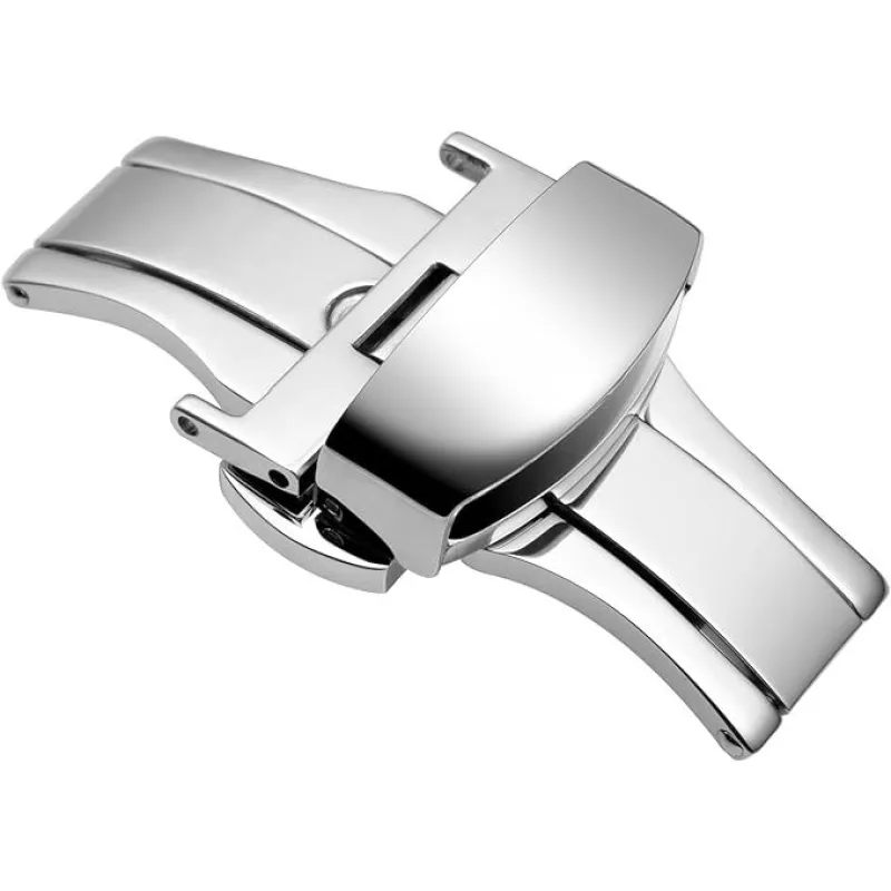 Motýliková spona 16 mm strieborná A-NIS B02-SILVER-16