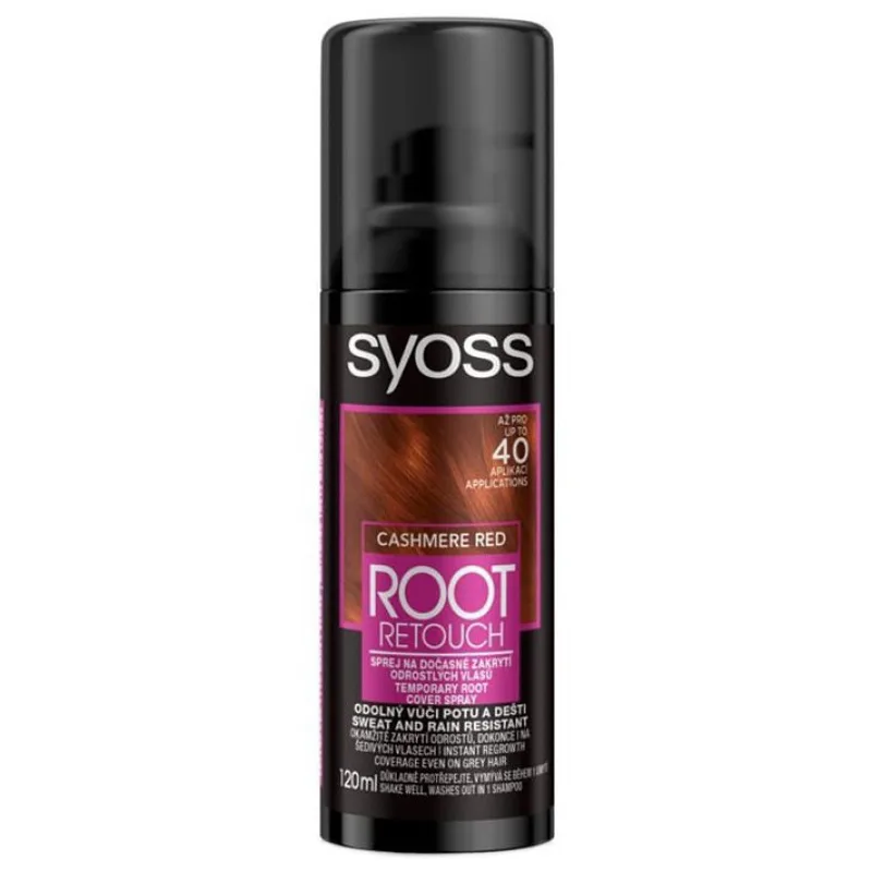 SYOSS Root Retouch CASHMERE RED 120ml - tónovacia farba na odrasty v spreji - červená