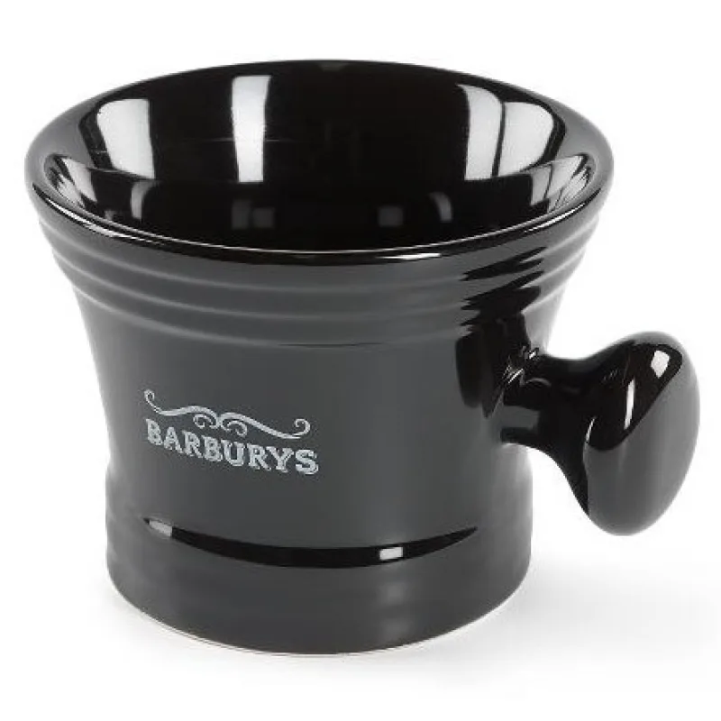 SIBEL BARBURYS Garibaldi Hrnček pre miešanie peny na holenie - čierny