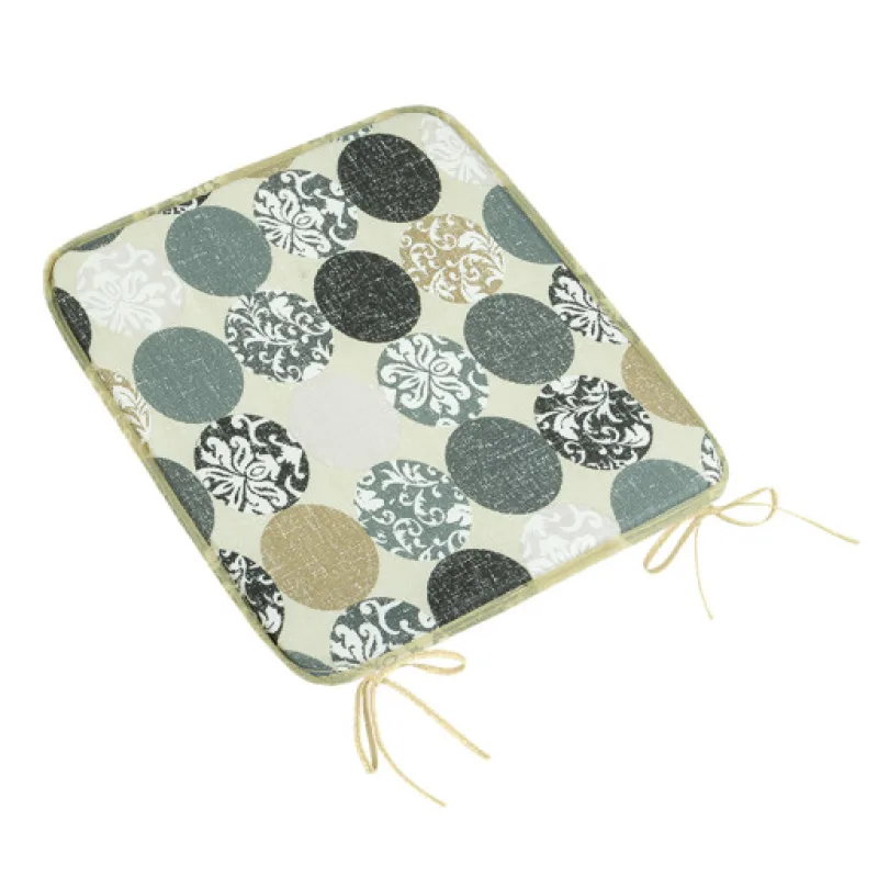 Bellatex Sedák BERTA hladký, Koule šedá - 40x40 cm