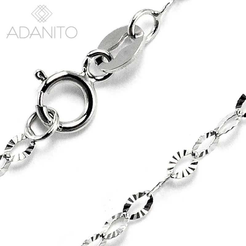 Zlatá retiazka z bieleho zlata ADANITO BRRK0077S, 50, 1.37 g