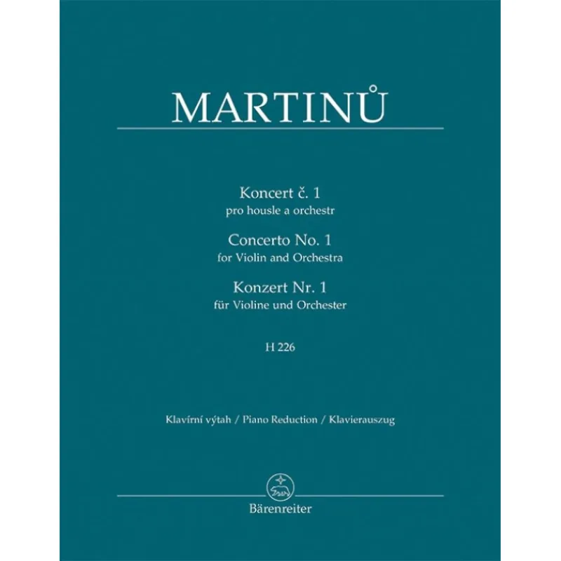 Bärenreiter Koncert č. 1 pro housle a orchestr H 226