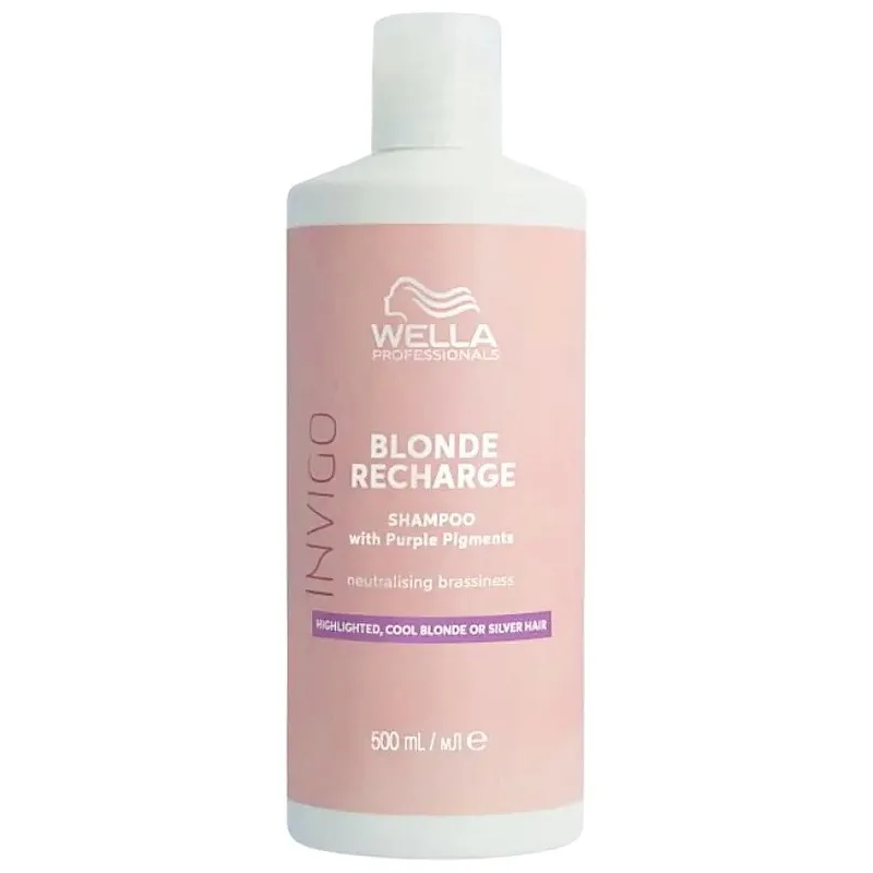 WELLA Invigo Cool Blonde Recharge Shampoo 500ml - šampón pre studenú blond