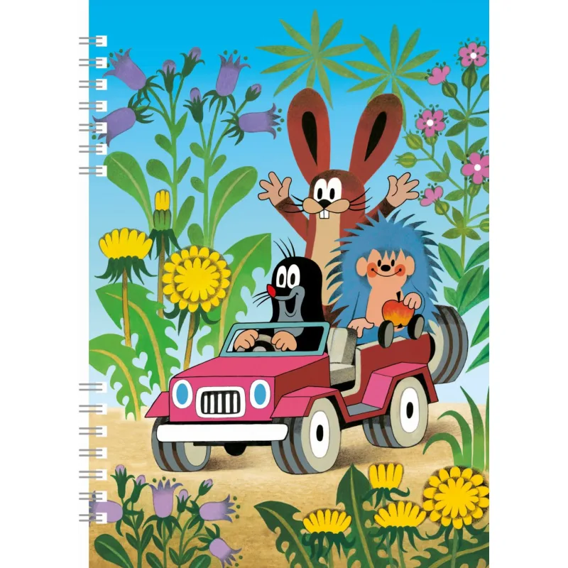 Akim Giochi Preziosi Zápisník A5 s krúžkovou väzbou - Krtko 2