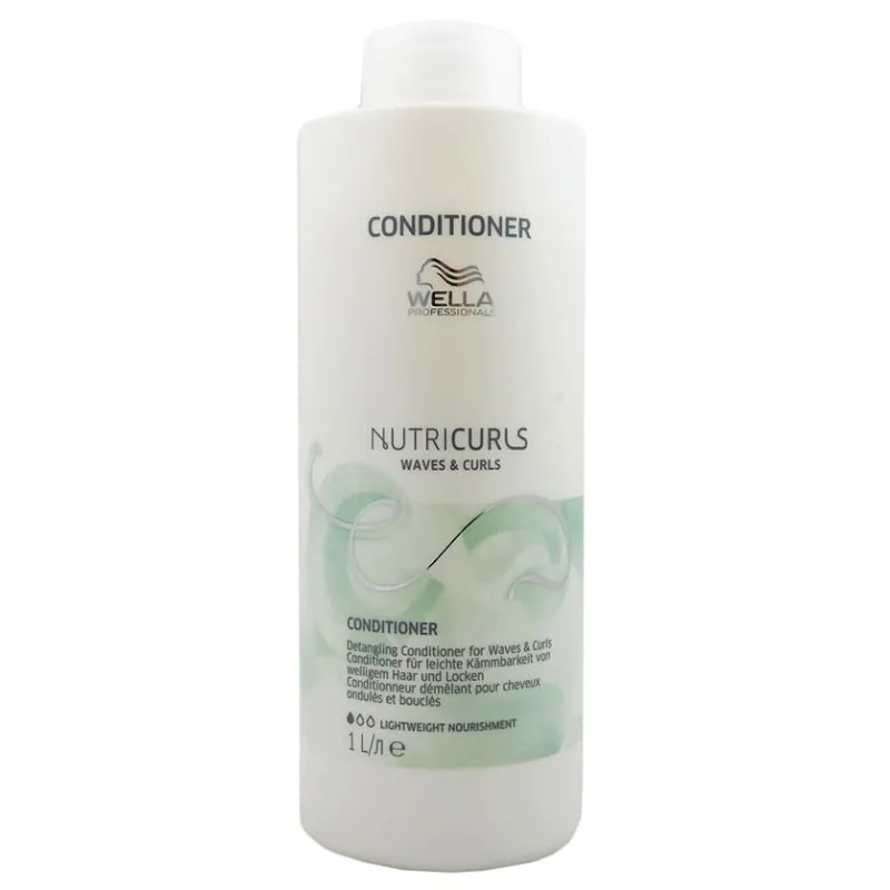 WELLA Nutricurls Waves Curls Conditioner Light 1000ml - hydratačný kondic. pre kučeravé a vlnité vlasy