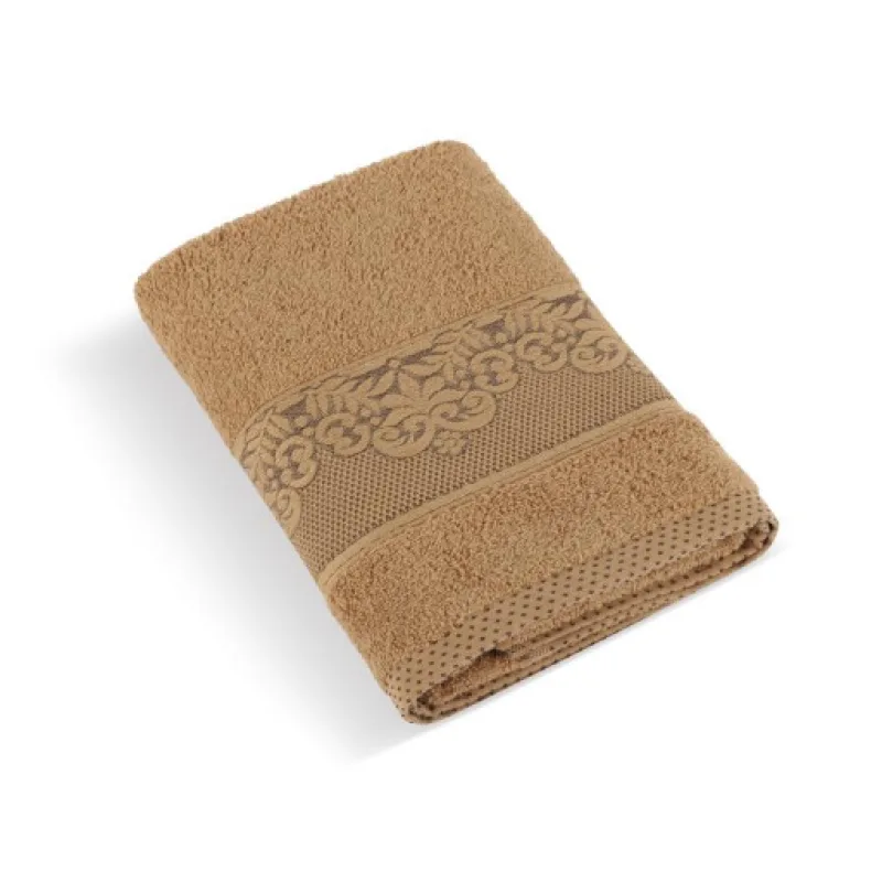 Bellatex Froté osuška kolekce Orchidea, hnědá - 70x140 cm