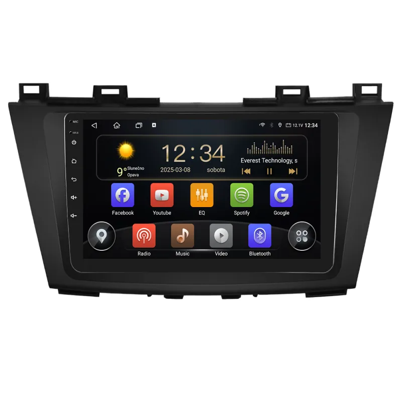 Isudar 2DIN autorádio T72-IEV101 Android, Mazda 5 - II. generace T72-UN08M/A7300