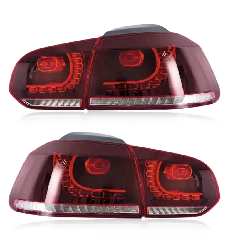 VLAND YAB-GEF-0183A Zadní LED světla VW Golf 6 hatchback Barva: Červená CHR1510_CER