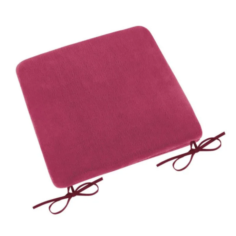 Bellatex Sedák hladký Korall micro bordový - 40x40 cm