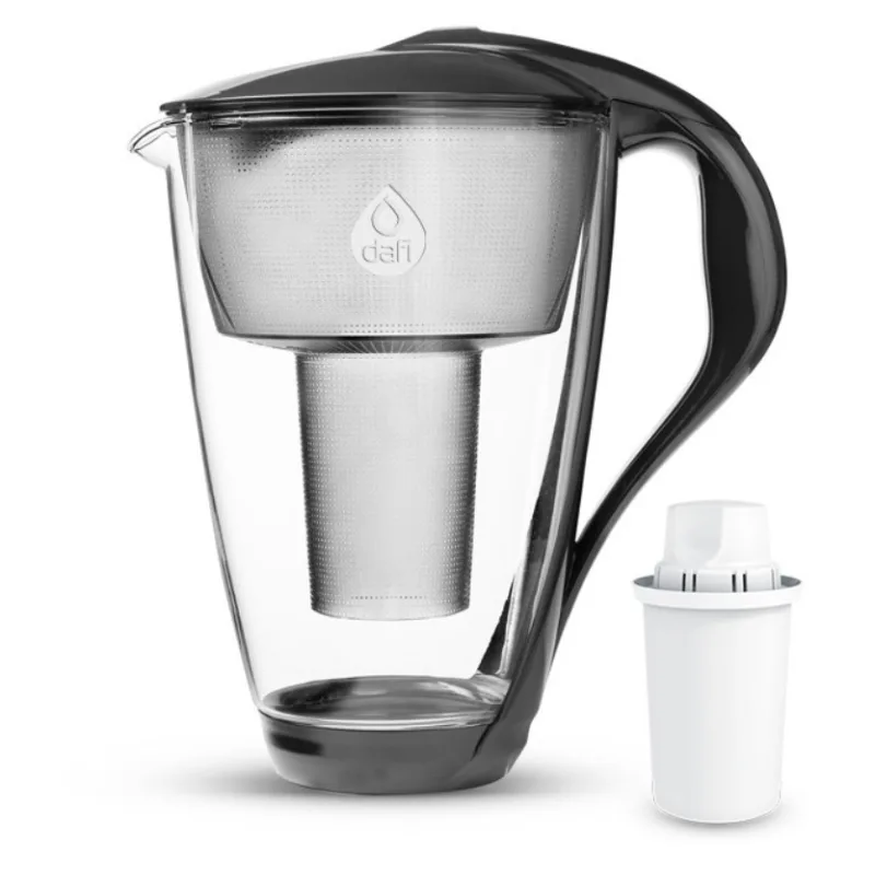 Filtračná kanvica Dafi Crystal classic 2 l - čierna + filter zadarmo
