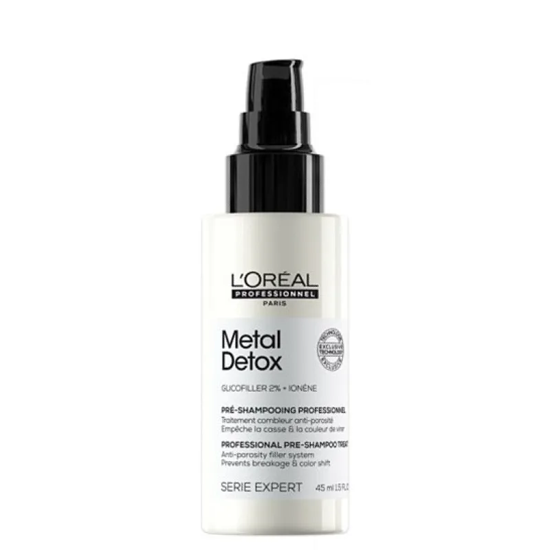 LOREAL Serie Expert Metal Detox Pre-Shampoo Treatment 45ml - pred-šamponová starostlivosť pre poškodené vlasy