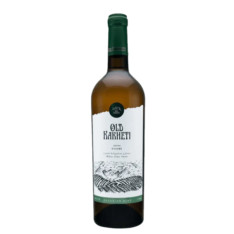 Old Kakheti TVISHI biele polosladké víno - 2023 - 0,75l. 11% obj. (holá lahev)