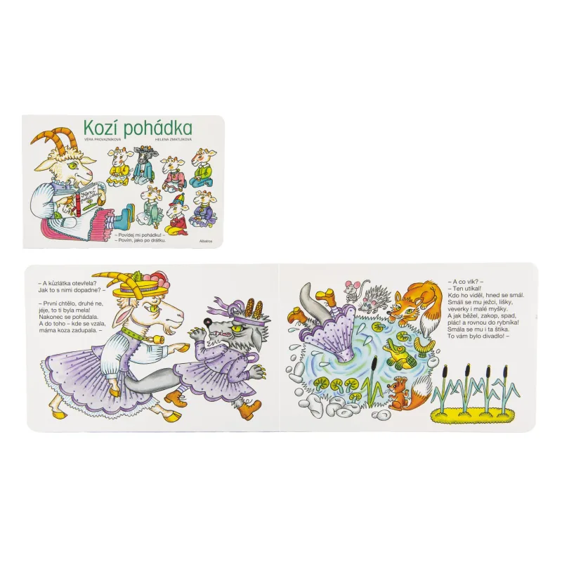 Albatros Knižka Kozia rozprávka 24x16cm SK text 24m+
