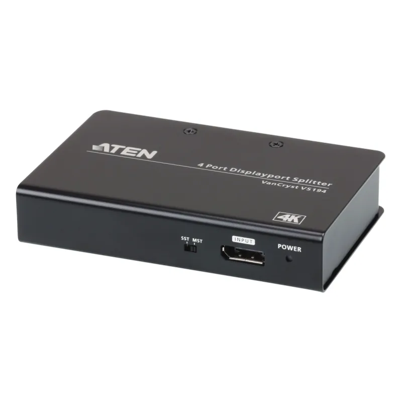 ATEN 4 port DisplayPort rozboč. 4K@60Hz, SST/MST VS-194