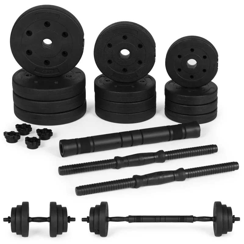 MODERNHOME Sada nastaviteľných činiek 2×10 kg – spojiteľná súprava 20 kg