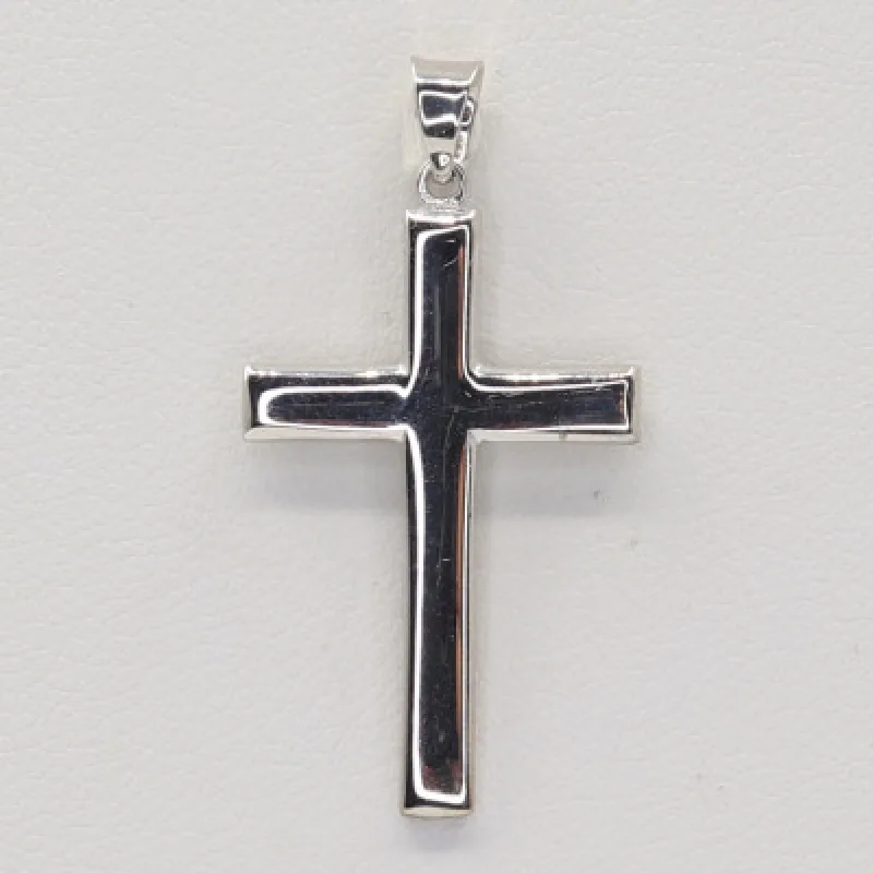 Zlatý prívesok krížik z bieleho zlata KA 2730MARW, 1.15 g, 1.15 g