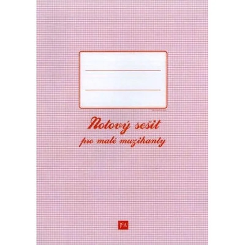 JC Audio Notový sešit pro malé muzikanty - růžový