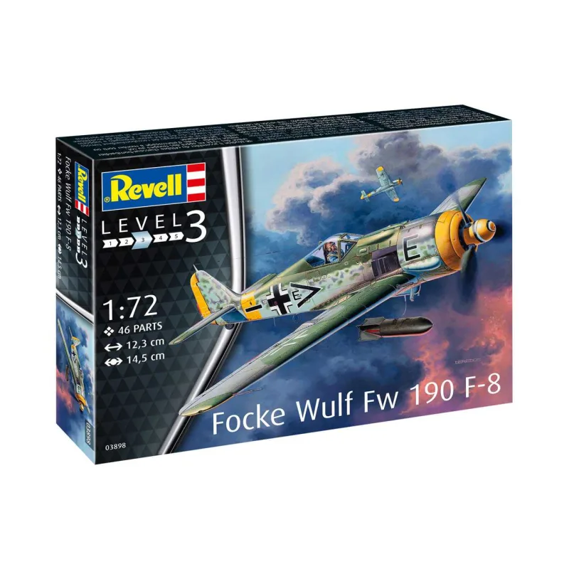 Revell Plastic ModelKit lietadlo 03898 - Focke Wulf Fw190 F-8 (1:72)