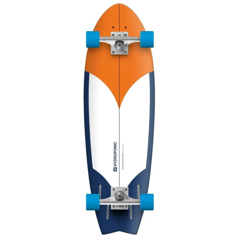 Hydroponic Fish Complete Cruiser Skateboard (31.5"|Radikal Orange / Navy)