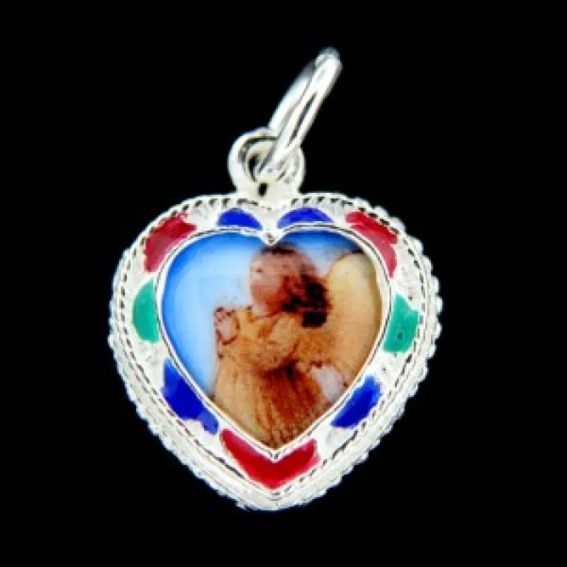 Strieborný prívesok srdce KA P461B