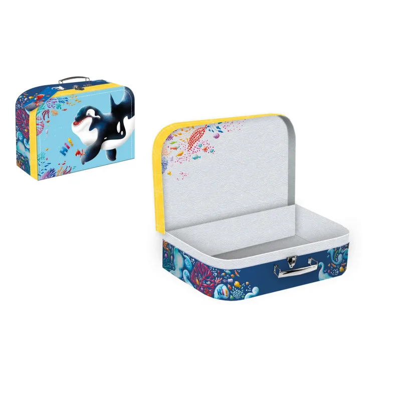 Teddies Kufr/Kufr školský papierový Hi! 35x23x10cm