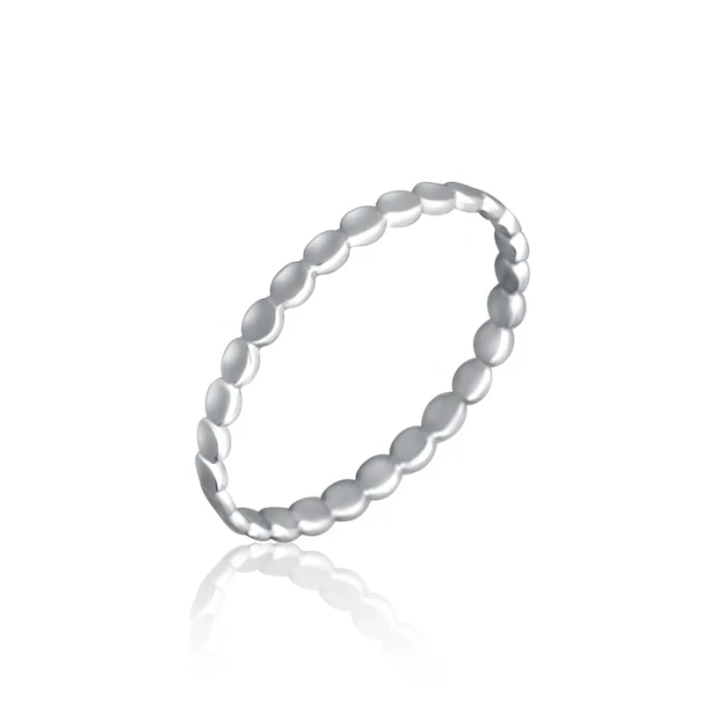 Strieborný prsteň JVD SVLR0790, 52