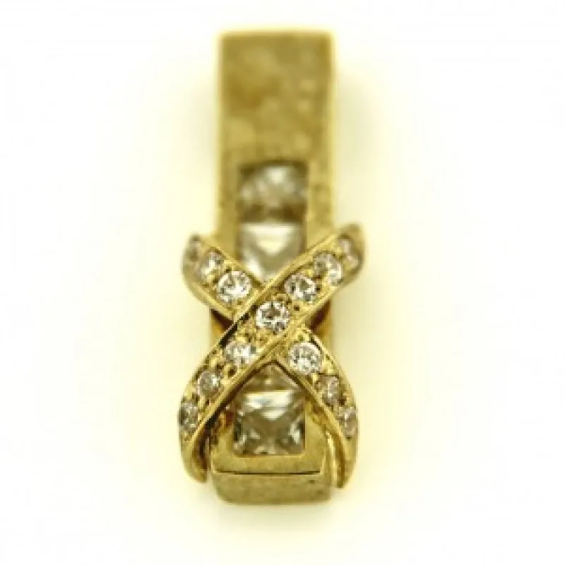 Zlatý prívesok s kameňom zo žltého zlata KA 8132