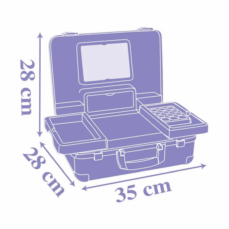 Smoby Kozmetický kufrík Smoby Ľadové kráľovstvo s príslušenstvom