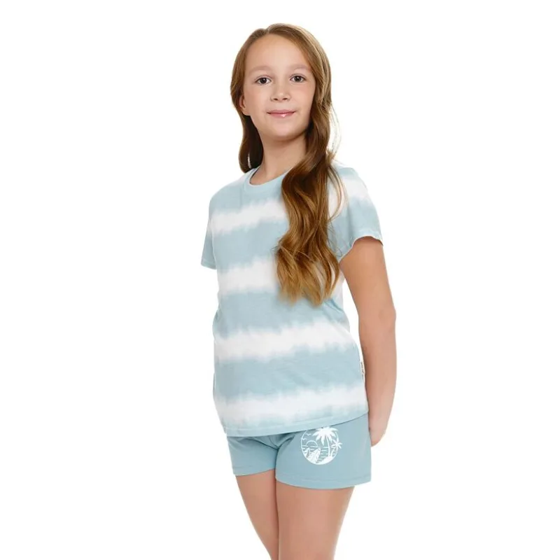 Detské pyžamo Zen Ombre modré 134/140