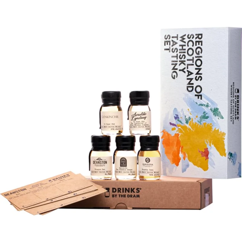 Drinks by the Dram Regions of Scotland Whisky Tasting Set 5 x 0,03l 44,3% 0,15l
