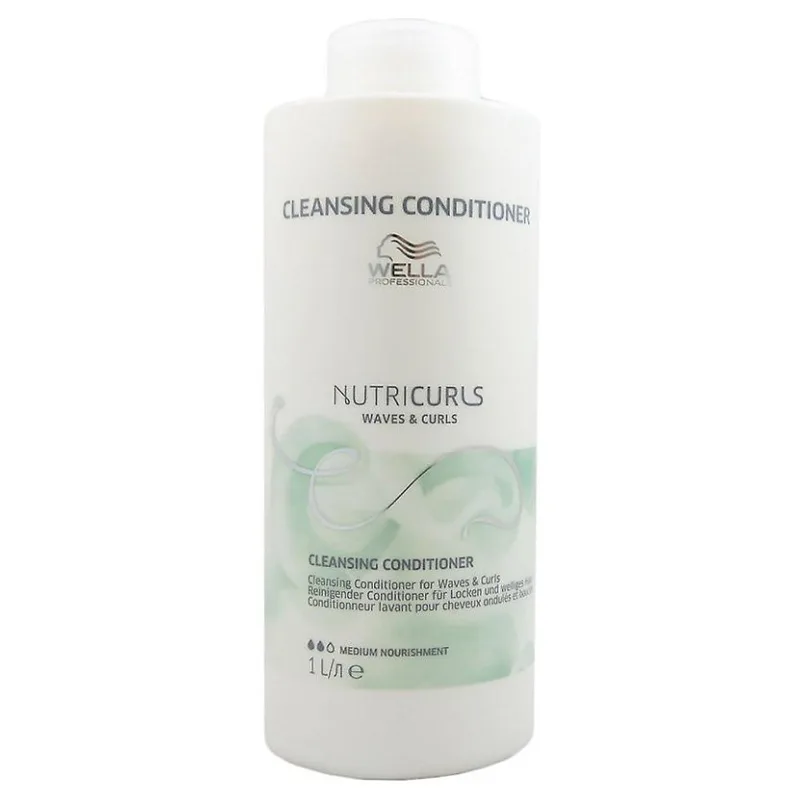 WELLA Nutricurls Waves Curls Cleansing Conditioner 1000ml - čistiaci kondic. pre kučeravé a vlnité vlasy