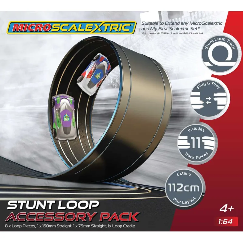 Scalextric Rozšírenie trate MICRO SCALEXTRIC G8046 - Track Stunt Extension Pack - Stunt Loop