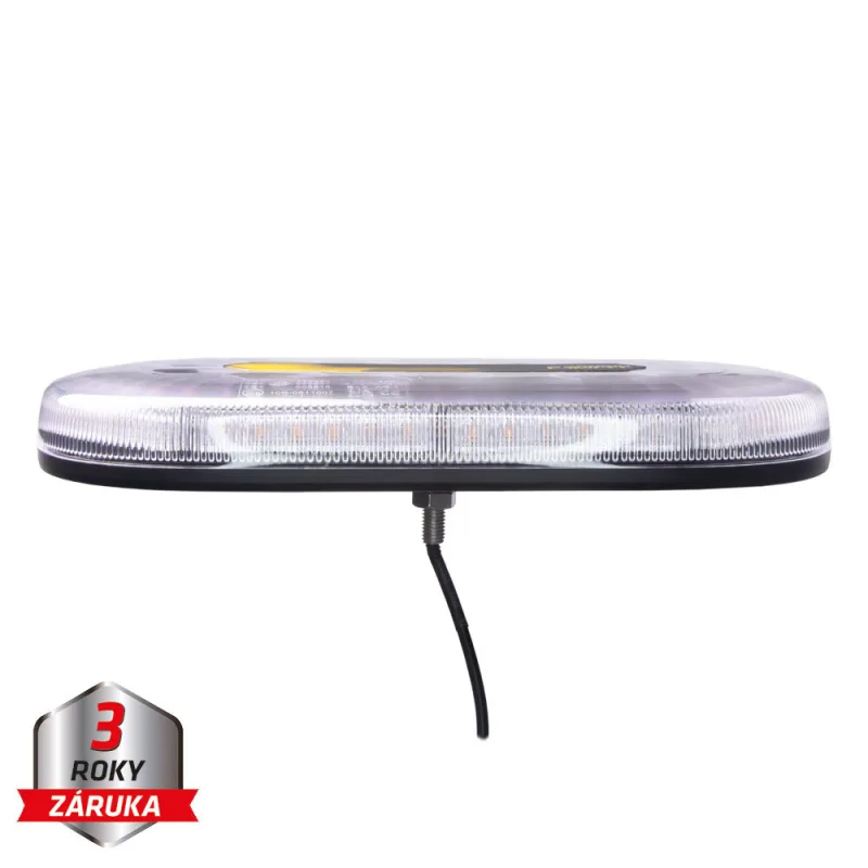 Mini LED rampa, oranžová, 48xLED, 12-24V, 328mm, ECE R65, pevná montáž sre2-865fix