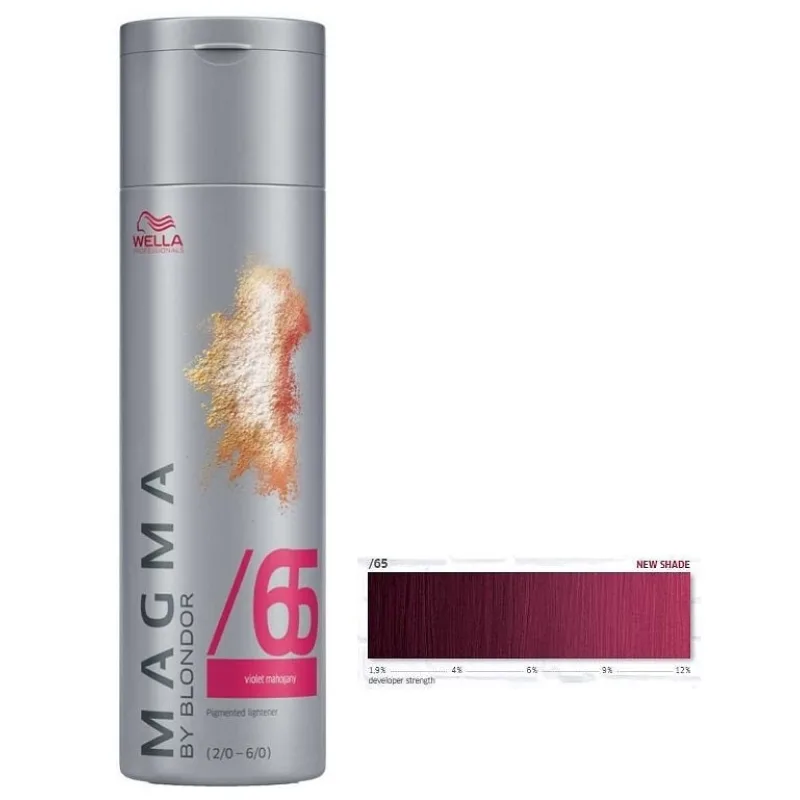 WELLA Professionals Magma By Blondor 120g - Farebný melír č.65 fialovo mahagónová