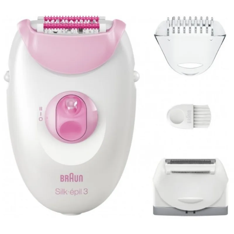 BRAUN SE 3-031 Silk-épil 3 Easy - dámsky epilátor a holiaci strojček v jednom