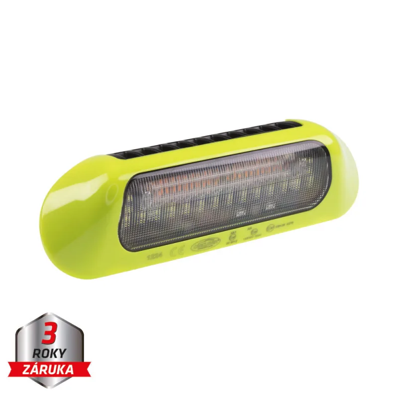 LED světlo nástěnné s výstražným světlem, žluté, 48W, ECE R65 wl-B035Y