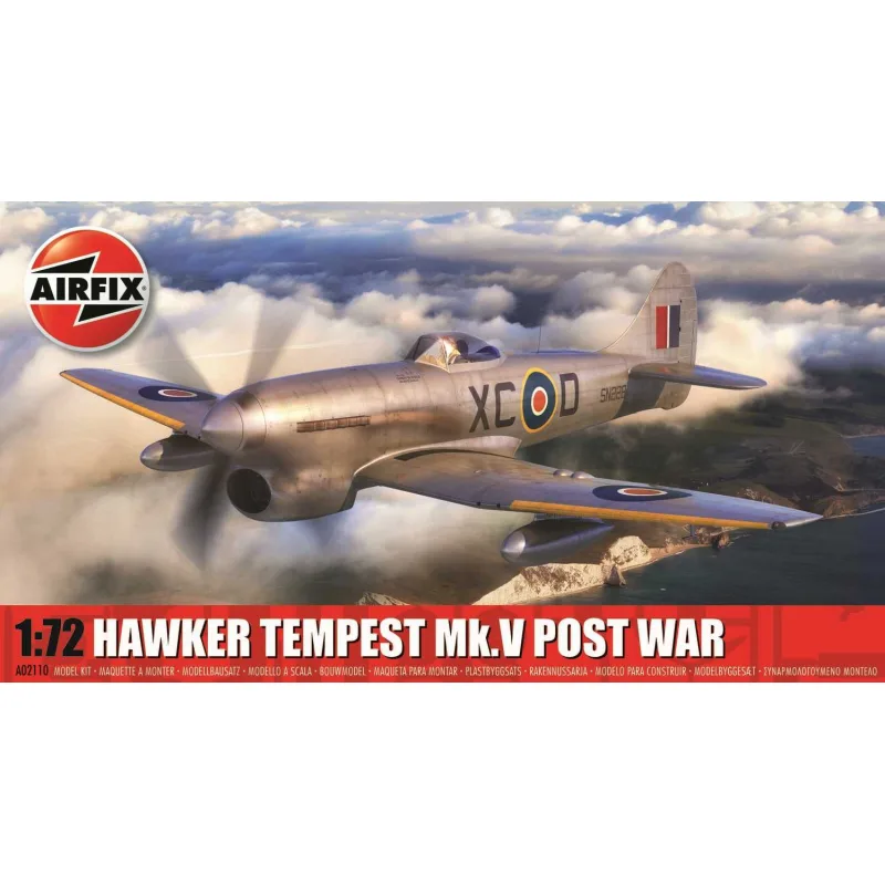 Airfix Classic Kit lietadlo A02110 - Hawker Tempest Mk.V Post War (1:72)