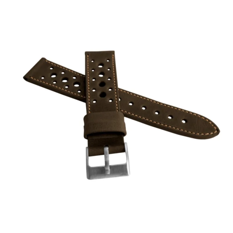 Kožený perforovaný remienok na hodinky Vintage Top Grain LAVVU LSGUC20