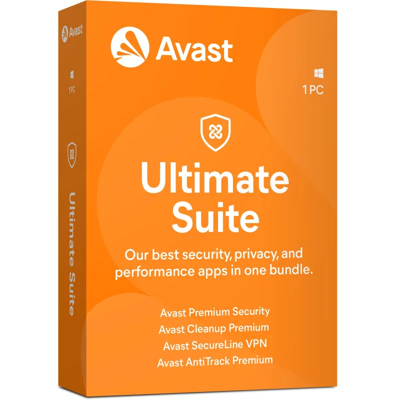 AVAST Ultimate for Windows - 1 PC 2Y avu.1.24m