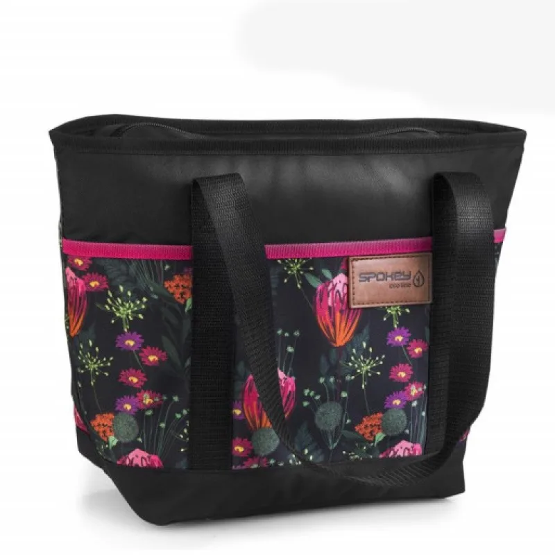 Spokey EKO SIMPLY Plážová termo taška, černá, 12 litrů