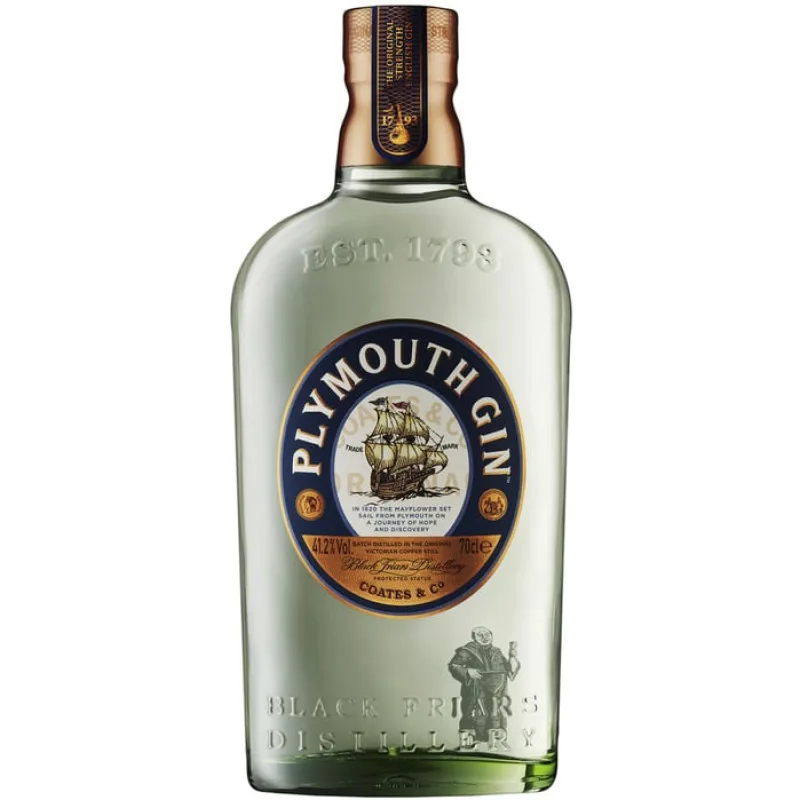 Gin Plymouth 41,2% 0,7 l (čistá fľaša)