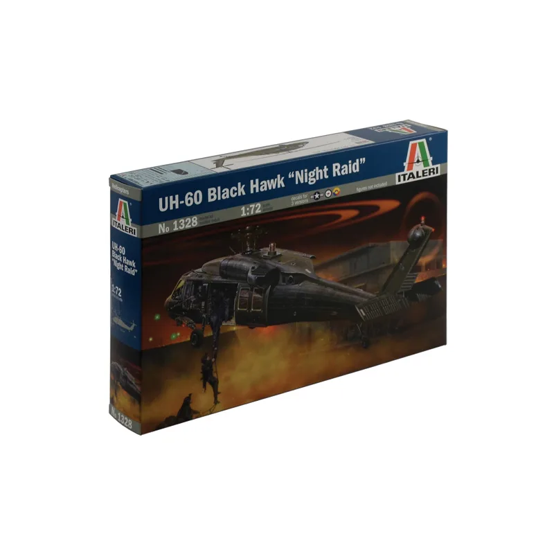 Italeri Model Kit vrtuľník 1328 - UH-60/MH-60 BLACK HAWK "NIGHT RAID" (1:72)
