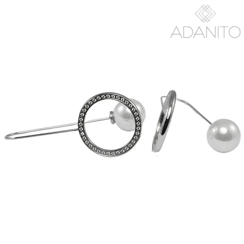 Náušnice z chirurgickej ocele s perlou ARTSTEEL TSU932