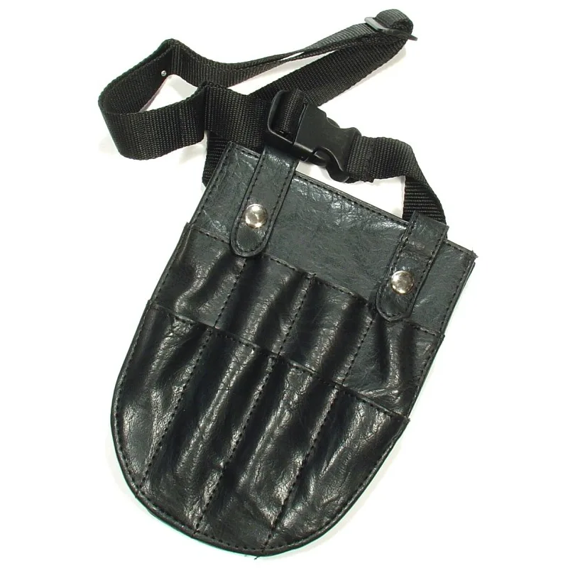 DUKO-EXIM DUKO Pomôcky Kadernícka brašna na nožnice a náradie - čierna koža