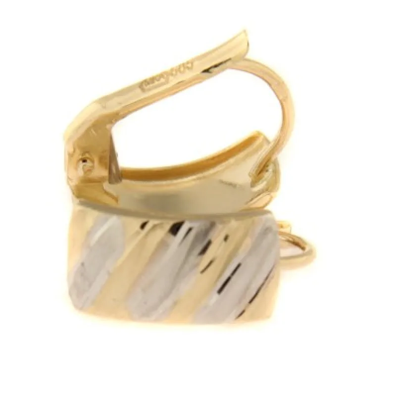 Zlaté náušnice z kombinovaného zlata KA CPP413, 1.4 g, 1.40 g