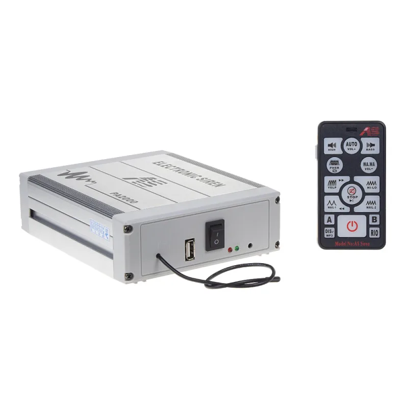 Profesionální výstražný systém s mikrofonem 200W SN200Ws3