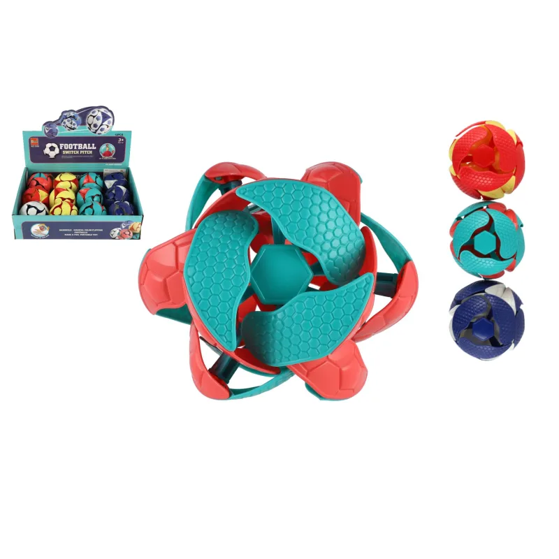 Teddies Loptička meniaca farbu po vyhodení nahor plast 8cm 3 farby