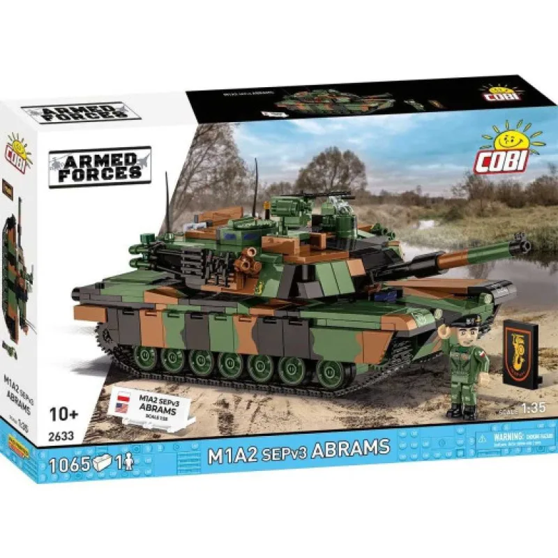 Cobi 2633 Armed Forces Abrams M1A2 SEPv3, 1:35, 1065 kostek